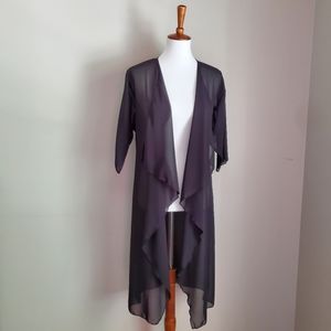 NWOT LuLaRoe Small Shirley Kimono, Noir, Black